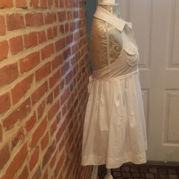 Bebe button front Tanya Dress w/collared neck. - Picture 3 of 8